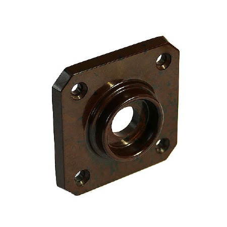 BROLITE 6060 Bakelite Square Back-plate ONLY Walnut