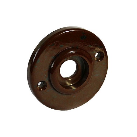 BROLITE 6065 Bakelite Round Back-plate ONLY Walnut