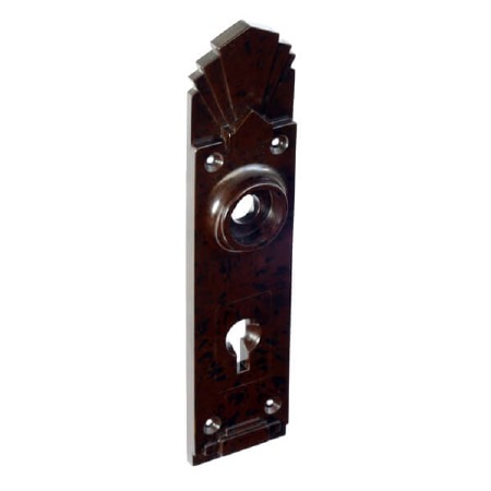 BROLITE 6080 Bakelite Back-plate ONLY Walnut