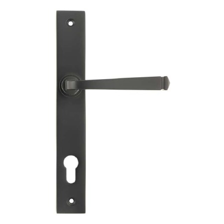 From The Anvil Avon Slimline Espag Door Lock Handles Aged Bronze