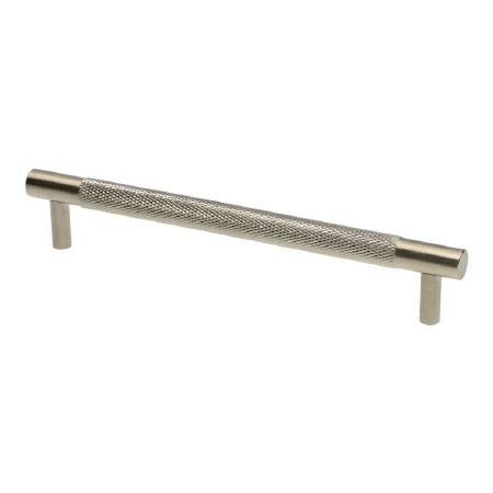 Brunel Knurled Pull Handle 160mm Satin Nickel PVD