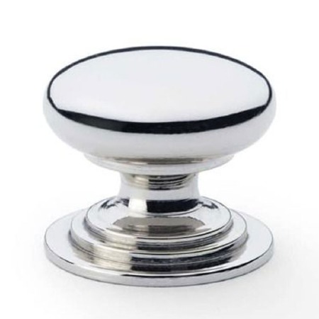 Waltz Cupboard Knob 25mm Polished Nickel