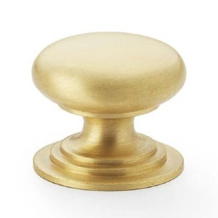 Waltz Cupboard Knob 25mm Satin Brass