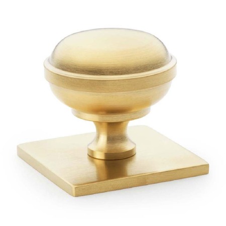 Quantock Cupboard Knob 34mm Satin Brass PVD