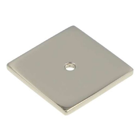 Quantock Square Backplate Polished Nickel PVD