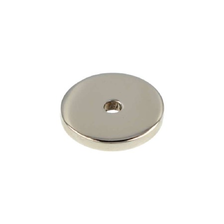 Circular Backplate 25mm Polished Nickel