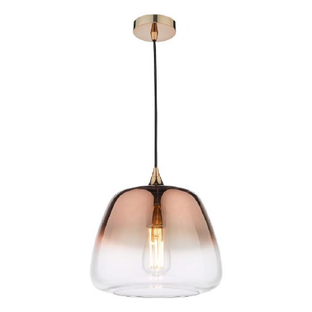 Klaxon Single Pendant Ombre Copper