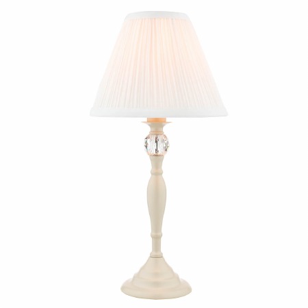 Laura Ashley Ellis Table Lamp Satin Cream with Shade