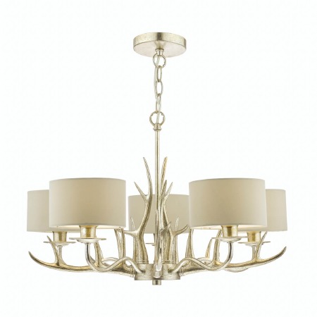 Laura Ashley Mulroy 5 Light Antler Pendant