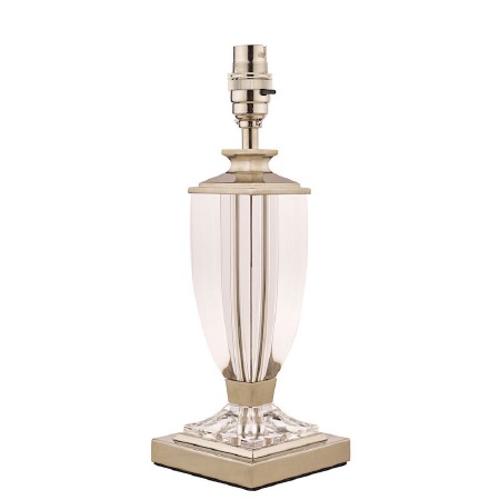 Laura Ashley Carson Table Lamp Base Small Polished Nickel