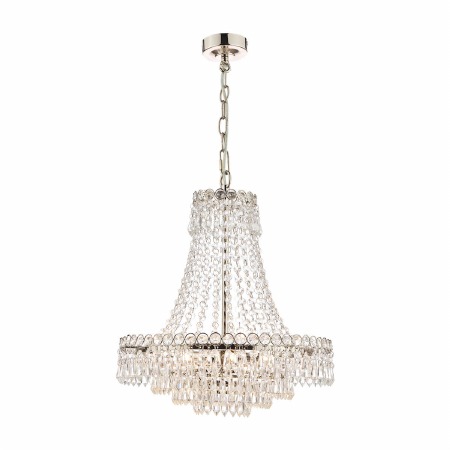 Laura Ashley Enid 5 Light Cut Glass Chandelier Medium