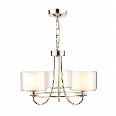 Laura Ashley Southwell 3 Light Pendant Polished Nickel