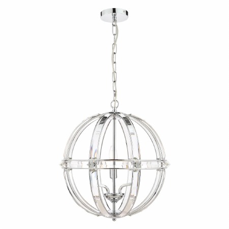 Laura Ashley Aidan 5 Light Pendant Polished Chrome