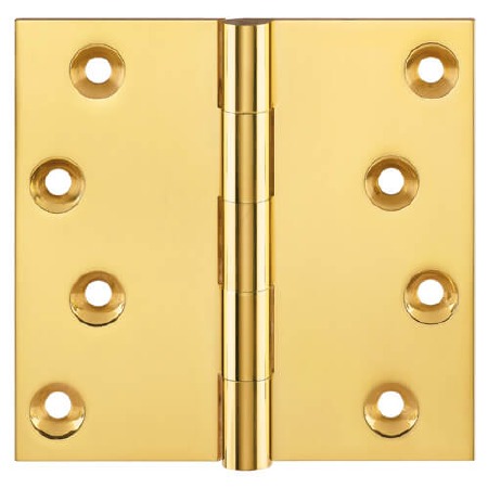 Projection Hinge P1060 100x100mm Polished Brass Unlacquered ...