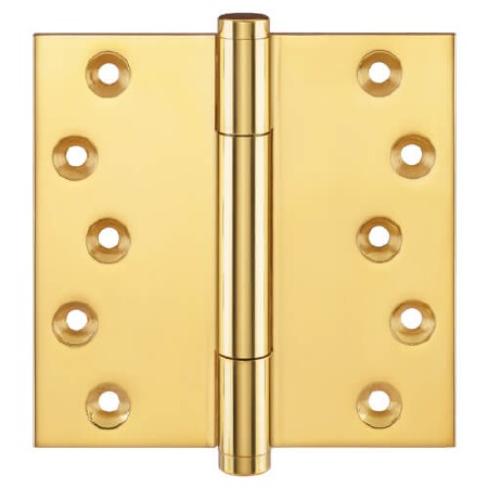 TriTech Projection Hinge P1760 100x100mm Polished Brass Unlacquered ...