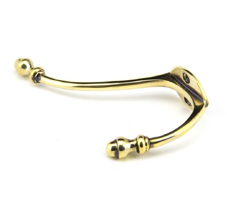 From The Anvil Acorn Period Coat & Hat Hook Aged Brass