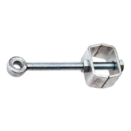 Adjustable Bottom Gate Fitting 10" Galvanised Steel
