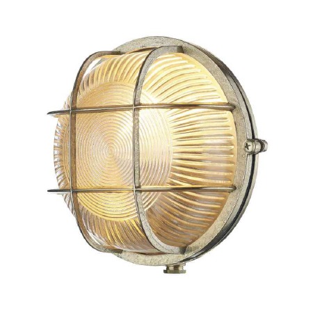 David Hunt Admiral Bulkhead Light Round Natural Brass