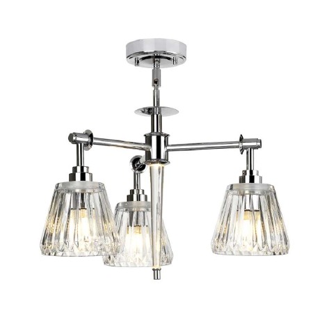Elstead Agatha 3L Bathroom Pendant Polished Chrome