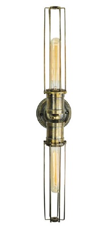 Alexander Double Wall or Ceiling Light Antique Brass
