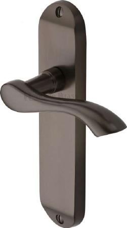 Heritage Algarve Latch Door Handles MM927 Matt Bronze