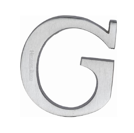 Heritage C1565 Letter G Satin Chrome