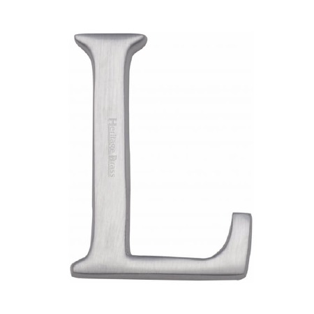 Heritage C1565 Letter L Satin Chrome