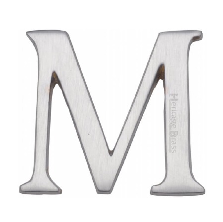 Heritage C1565 Letter M Satin Chrome