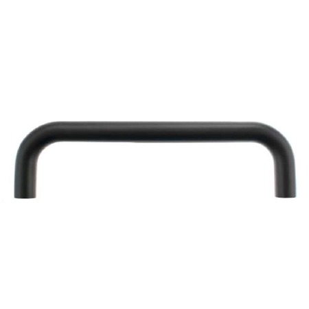 D Shape Door Pull Handle 225mm Matt Black - Broughtons Lighting ...