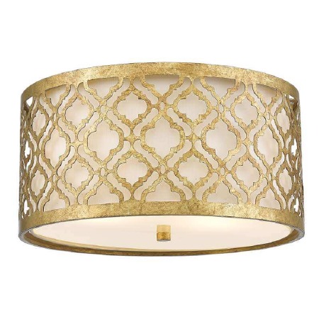 Gilded Nola Arabella Flush Light