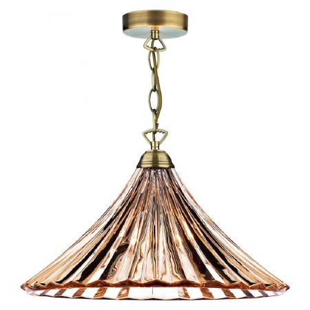 Ardeche Single Pendant Antique Brass