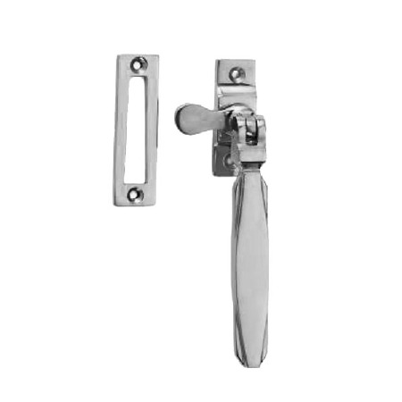 Art Deco Window Fastener Polished Chrome