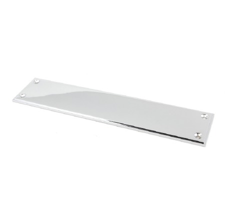 From The Anvil Art Deco Fingerplate Small Polished Chrome