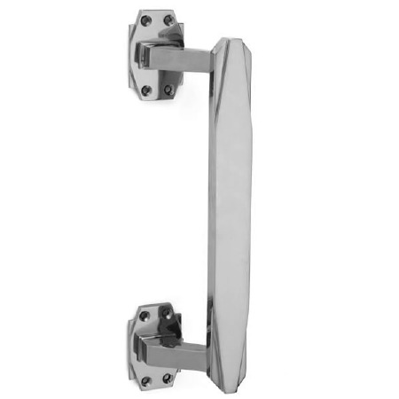 Art Deco Pull Handle 265mm Polished Chrome