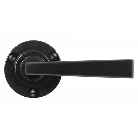 Stonebridge Arundel Round Rose Handles Armor Coat Flat Black