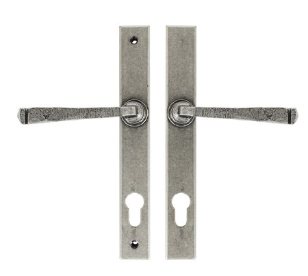 From The Anvil Avon Slim Espag Door Handles Pewter