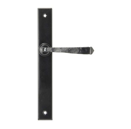 From The Anvil Avon Slimline Sprung Lever Latch Door Handle Black