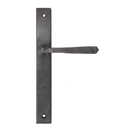From The Anvil Avon Slimline Sprung Lever Latch Door Handle Beeswax