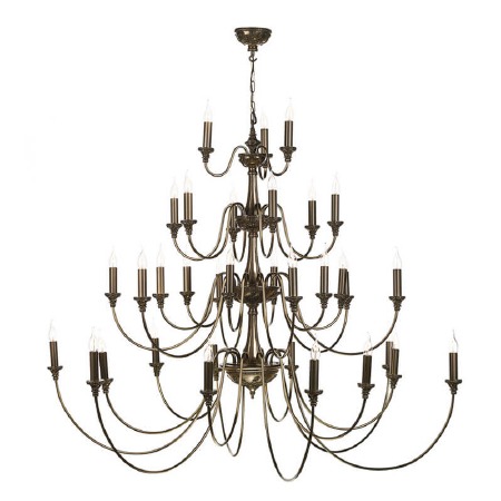 David Hunt Bailey 33 Light Chandelier Rich Bronze
