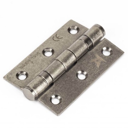 From The Anvil Ball Bearing Butt Hinges 3" Pewter