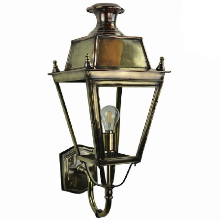 Balmoral Wall Lantern Renovated Brass