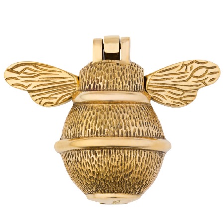 Bee Door Knocker Brass