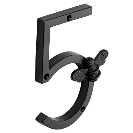 Bee Numeral 5 Black