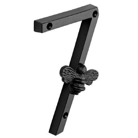 Bee Numeral 7 Black