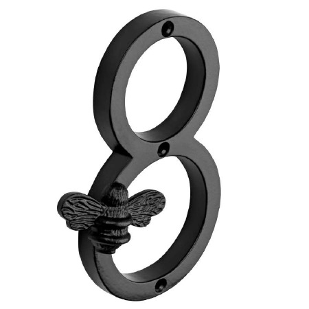 Bee Numeral 8 Black