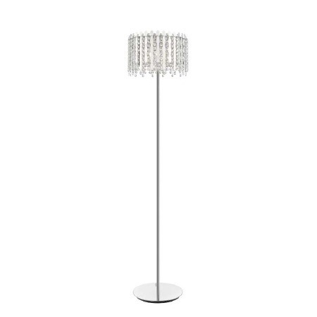 Belize 3 Light Crystal Floor Lamp Chrome