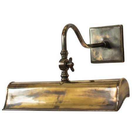 Blenheim Trough Picture Light 315mm Renovated Brass
