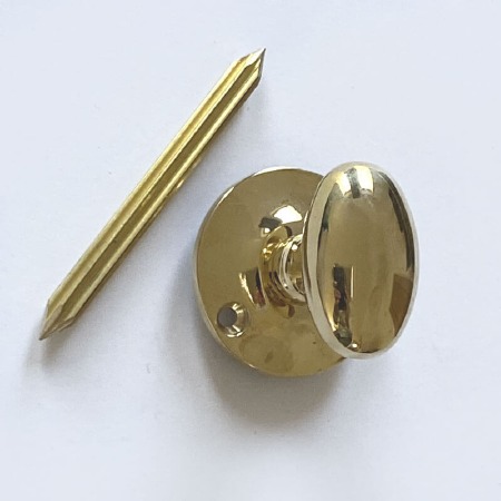 Aston Bolt Thumb Turn (Chubb) Polished Brass Unlacquered