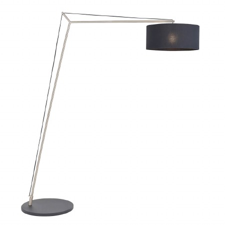 Broadmayne Floor Lamp Matt Nickel & Black
