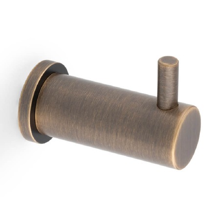Brunel Plain Robe Hook Antique Brass